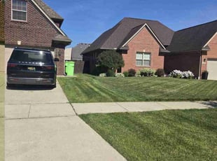 Leanne D.'s grass cutting service result