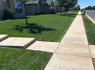 Katherine M.'s lawn maintenance service result