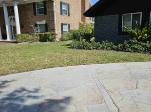 Ludivina S.'s grass cutting service result