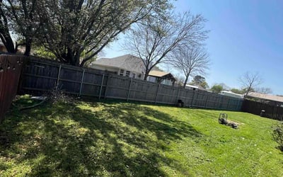 Photo of Lori S.'s yard after getting landscaping in Pilot Point, TX
