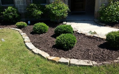 Photo of Jennifer H.'s yard after getting landscaping in Grandview, TX