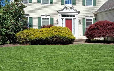 Photo of Frank B.'s yard after getting landscaping in Streetsboro, OH
