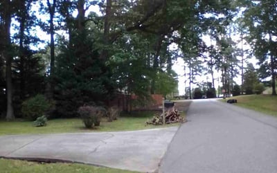Photo of Kimberly B.'s yard after getting landscaping in Alexis, NC