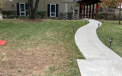 Photo of Michael R.'s yard after getting landscaping in Sweeny, TX