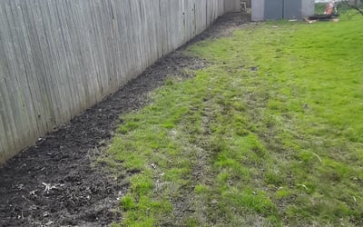 Photo of Jason M.'s yard after getting landscaping in Columbia Station, OH