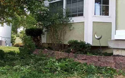 Photo of Eric B.'s yard after getting landscaping in Lawrence, KS