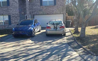 Photo of Samantha A.'s yard after getting landscaping in Kingsbury, TX