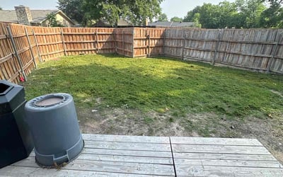 Photo of Sheena Y.'s yard after getting lawn care in Coppell, TX
