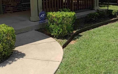 Photo of Richard S.'s yard after getting landscaping in Chandler, OK