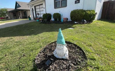 Photo of Tammy K.'s yard after getting landscaping in Sanger, TX