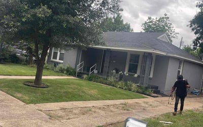 Photo of Megan D.'s yard after getting landscaping in Dallas, TX