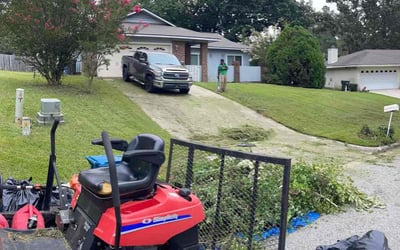 Photo of Javel F.'s yard after getting lawn care in Fayetteville, NC