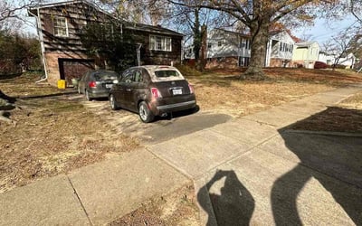 Photo of Sarah L.'s yard after getting landscaping in Marshall, VA