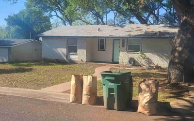 Photo of Andrew H.'s yard after getting landscaping in Fentress, TX