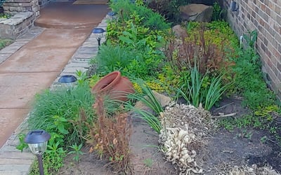 Photo of Kenneth A.'s yard after getting landscaping in Meeker, OK