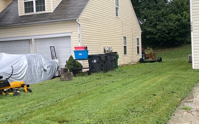 Photo of Tiffany B.'s yard after getting landscaping in Mount Ulla, NC