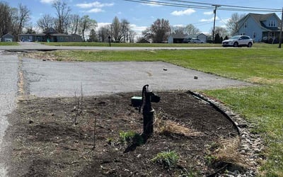 Photo of Justin J.'s yard after getting landscaping in Damascus, MD
