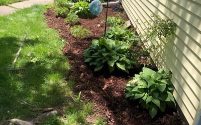 Photo of Amanda B.'s yard after getting landscaping in Wauseon, OH