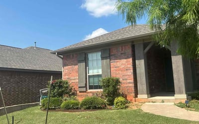 Photo of Nick S.'s yard after getting landscaping in Chandler, OK