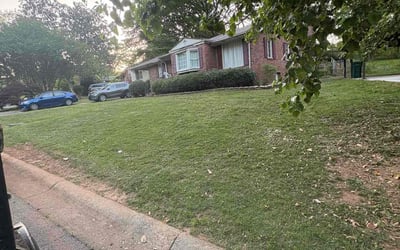 Photo of Pamela L.'s yard after getting landscaping in Smyrna, GA