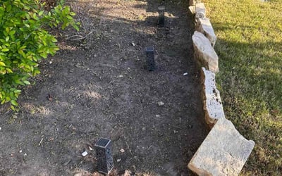 Photo of Lisa F.'s yard after getting landscaping in Mc Dade, TX