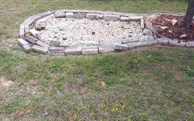 Photo of Michael R.'s yard after getting landscaping in Dennis, TX