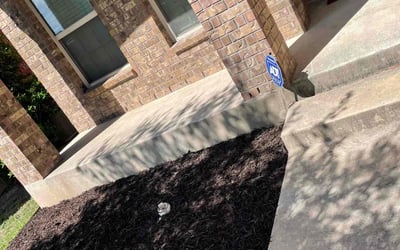 Photo of Nick L.'s yard after getting landscaping in Floresville, TX