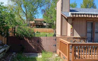 Photo of Jennifer B.'s yard after getting landscaping in Allenspark, CO