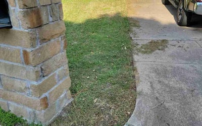 Photo of Kevin C.'s yard after getting landscaping in Paluxy, TX