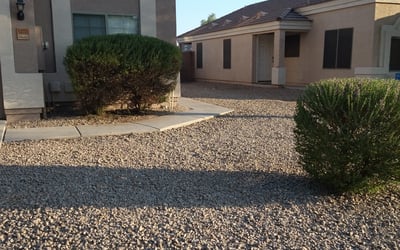 Photo of Kristen T.'s yard after getting landscaping in El Mirage, AZ