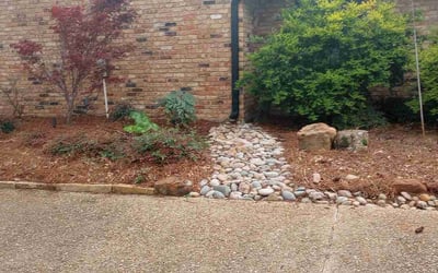 Photo of Pete M.'s yard after getting landscaping in Decatur, TX
