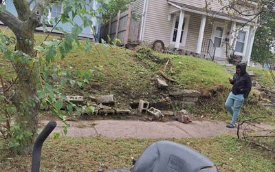 Photo of Anjanette J.'s yard after getting landscaping in Thorntown, IN