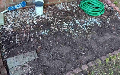 Photo of Grace S.'s yard after getting landscaping in Ashton, MD
