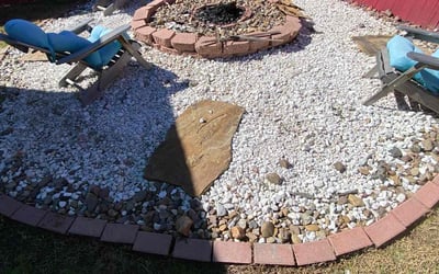 Photo of Nicole J.'s yard after getting landscaping in Sutherland Springs, TX