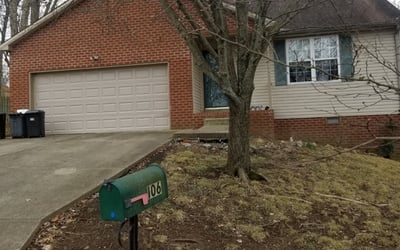 Photo of Elizabeth H.'s yard after getting landscaping in Mount Pleasant, TN