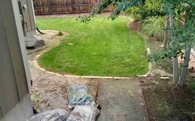 Photo of John H.'s yard after getting landscaping in Watkins, CO