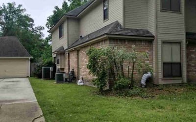 Photo of Christine B.'s yard after getting landscaping in Guy, TX