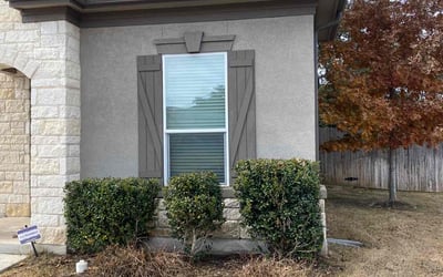 Photo of David C.'s yard after getting landscaping in Leming, TX