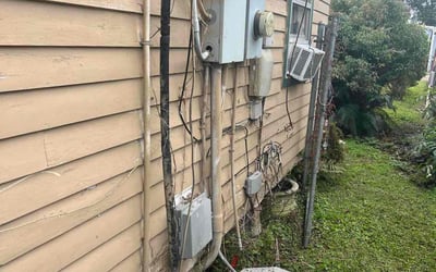 Photo of Nicole B.'s yard after getting landscaping in Abbeville, LA