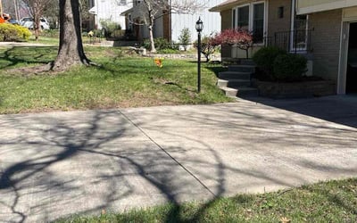 Photo of Scott M.'s yard after getting landscaping in Harrisonville, MO