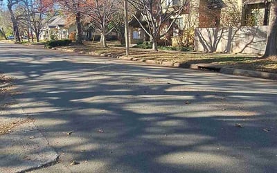 Photo of Jessica M.'s yard after getting landscaping in Augusta, KS