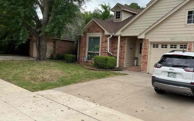 Photo of Trevor M.'s yard after getting landscaping in Celeste, TX