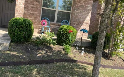 Photo of Kelly M.'s yard after getting landscaping in Italy, TX