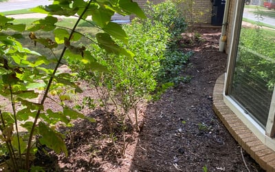 Photo of Brian L.'s yard after getting landscaping in Wellston, OK