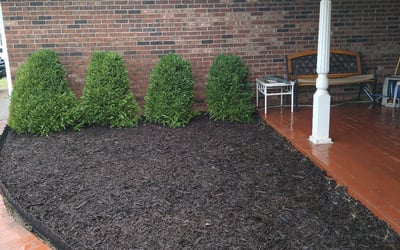 Photo of Andrew S.'s yard after getting landscaping in Lexington, OK