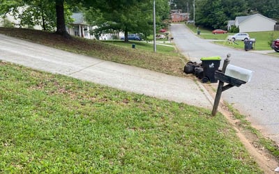 Photo of Amanda S.'s yard after getting landscaping in Clinton, SC