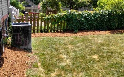 Photo of Tim M.'s yard after getting landscaping in Mukwonago, WI