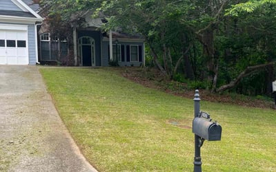 Photo of Kyle K.'s yard after getting landscaping in Meansville, GA