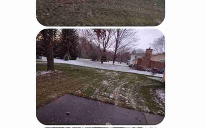 Photo of Eric L.'s yard after getting landscaping in Fredonia, WI