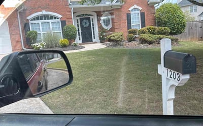 Photo of Crystal H.'s yard after getting landscaping in Mableton, GA